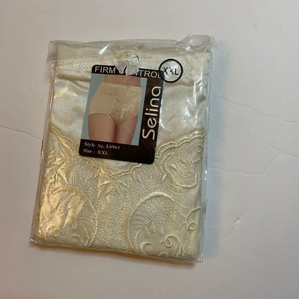 💐Selina  lace high waist Briefs Tummy control 3XL